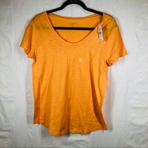 LOFT Outlet Orange Classic Cotton Tee